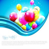 Sweet birthday background with copyspace