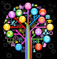 school symbol form of a tree