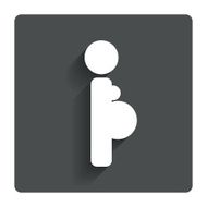 Pregnant sign icon Pregnancy symbol N10
