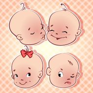 Cute icons children