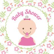 Baby shower design N296