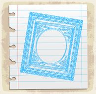 hand drawn picture frames N4