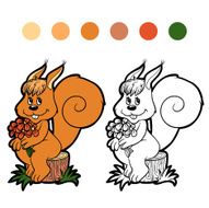 Coloring book (squirrel) N3