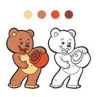 Coloring book (bear) N8