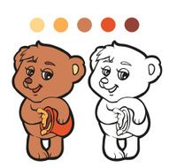 Coloring book (bear) N9