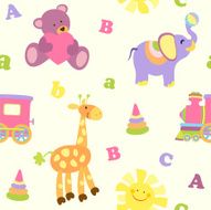 Seamless baby background N71