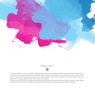 Vector watercolor template N80