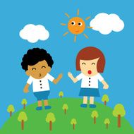 student vector cartoon N2