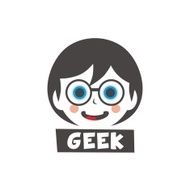 geek girl cartoon N14