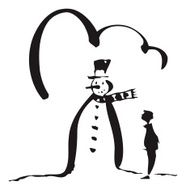 Snowman And Boy N2
