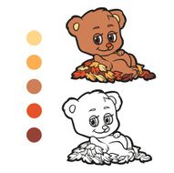 Coloring book (bear) N10