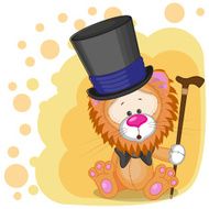 Lion in hat