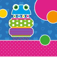 cute robot greeting card N9