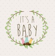 Baby shower design N323