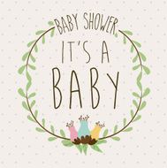 Baby shower design N325