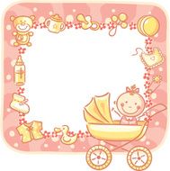 Baby frame (girl)