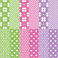 cute baby girl and boy pattern collection N4
