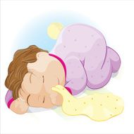 Sleeping baby girl N2