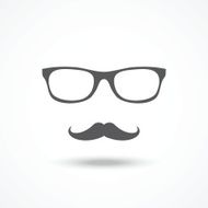 Hipster icon