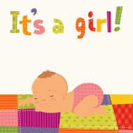 it&#039;s a girl card N2