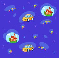 Childish seamless colorful pattern N2