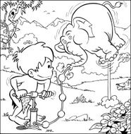 Jungle funny scene