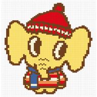 Elephant that is wearing a sweater