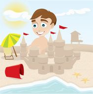 Sandcastle at the Beach
