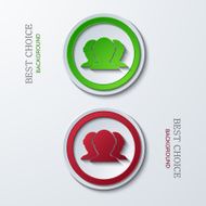 Vector modern circle icons N7