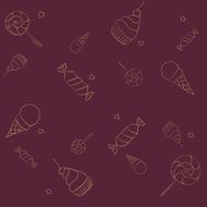 Seamless candy pattern N2