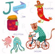 Very cute alphabet J letter