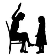 Vector silhouette of family N358
