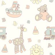 Seamless baby background N74