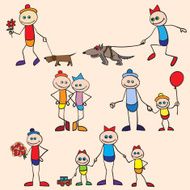 Little toy men play run jump N2