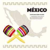 Didactic Mexican Ball Bearing - Mexico Copy Space