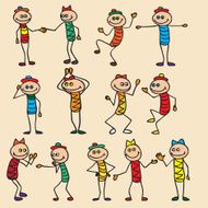 Little toy men play run jump N3
