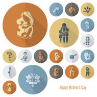Happy Mothers Day Icons N516
