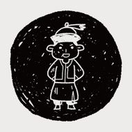 Chinese man doodle N12