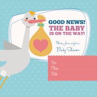 Baby shower card design N28