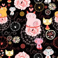Cats in love