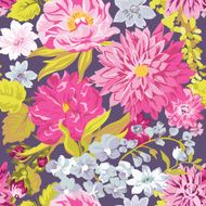Vintage Floral Background - seamless pattern N4
