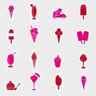 ice cream stickers eps10