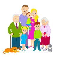 Big family portrait
