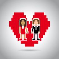 married pixel design