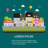 Small town urban landscape N3