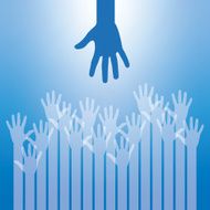 up hands for help