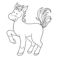 Coloring book (horse) N5