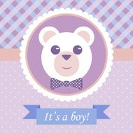 Baby Boy Arrival Card N2