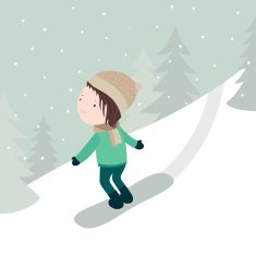 Boy Snowboarding N2