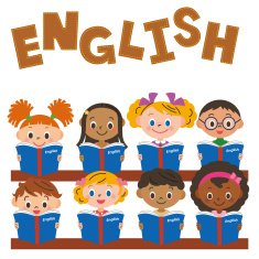 children making an English study